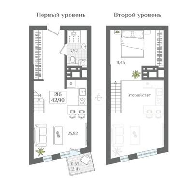 Продам однокомнатную (1-комн.) квартиру (долевое), Балтийский проезд, Светлогорск г