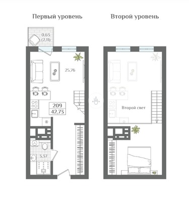 Продам однокомнатную (1-комн.) квартиру (долевое), Балтийский проезд, Светлогорск г