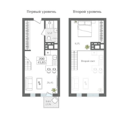 Продам однокомнатную (1-комн.) квартиру (долевое), Балтийский проезд, Светлогорск г