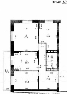 Продам трехкомнатную (3-комн.) квартиру, Чингиза Айтматова ул, 10, Казань г
