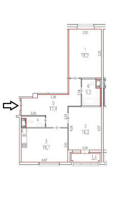 Продам двухкомнатную (2-комн.) квартиру, Кременчугская ул, 19Ак2, Санкт-Петербург г