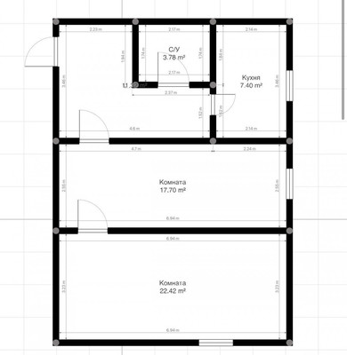 Продам двухкомнатную (2-комн.) квартиру, Коллонтай ул, 2, Нальчик г