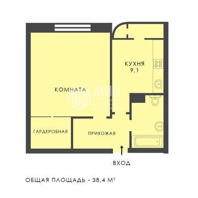 Продам однокомнатную (1-комн.) квартиру, Березовая ул, 11, Видное г