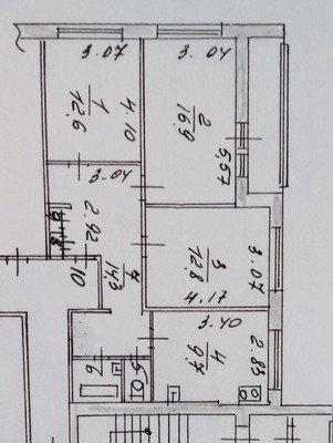Продам трехкомнатную (3-комн.) квартиру, Дачная ул, 23, Раменское г