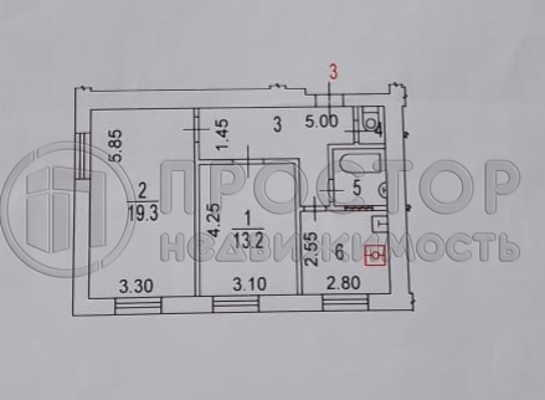 Продам двухкомнатную (2-комн.) квартиру, Пересветов пер, 7к1, Москва г