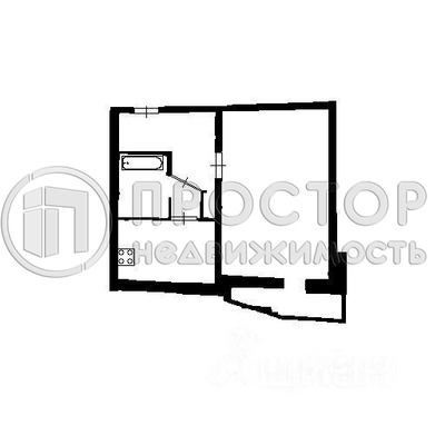 Продам однокомнатную (1-комн.) квартиру, Главмосстроя ул, 14, Москва г