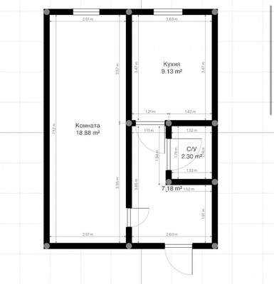 Продам однокомнатную (1-комн.) квартиру, Кирова ул, 14, Нальчик г