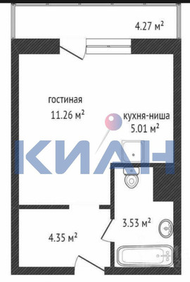 Продам однокомнатную (1-комн.) квартиру, Светлова ул, 40, Красноярск г
