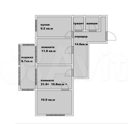 Продам трехкомнатную (3-комн.) квартиру, Русановская ул, 19Ак4, Санкт-Петербург г