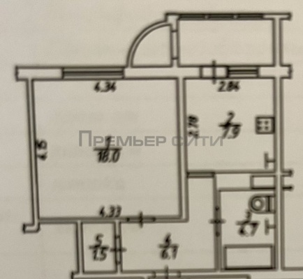 Продам однокомнатную (1-комн.) квартиру, Сиреневый б-р, 12, Калуга г