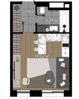 Продам однокомнатную (1-комн.) квартиру, Зорге ул, 9к3, Москва г