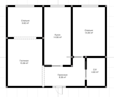 Продам трехкомнатную (3-комн.) квартиру, Эльбрусская ул, 19кЕ, Нальчик г
