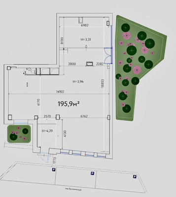 Продам торговое помещение 195,9 м2, Еропкинский пер, 16, Москва г
