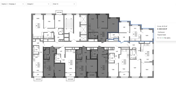 Продам двухкомнатную (2-комн.) квартиру, Космонавтов пр-кт, 91, Екатеринбург г