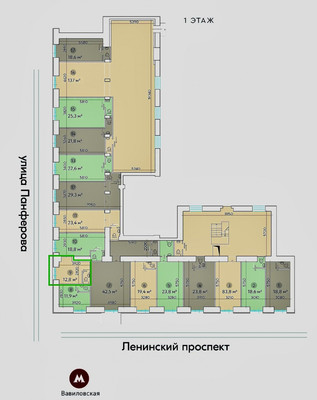 Продам торговое помещение 12,8 м2, Ленинский пр-кт, 81, Москва г