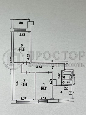 Продам трехкомнатную (3-комн.) квартиру, Генерала Антонова ул, 4к1, Москва г