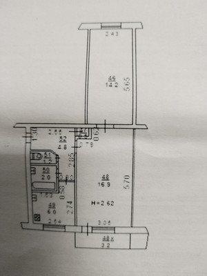 Продам двухкомнатную (2-комн.) квартиру, 2-я Краснодарская ул, 80/1, Ростов-на-Дону г