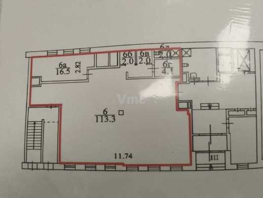 Сдам торговое помещение 139,9 м2, Нижний Кисельный пер, 4, Москва г