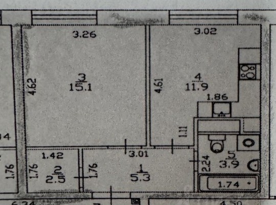 Продам однокомнатную (1-комн.) квартиру, Победы ул, 10, Десна д