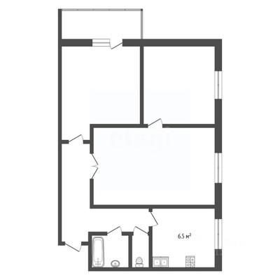 Продам трехкомнатную (3-комн.) квартиру, Жемчуговой аллея, 1к1, Москва г