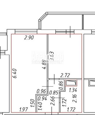 Продам однокомнатную (1-комн.) квартиру, Воронцовский б-р, 11к1, Бугры п