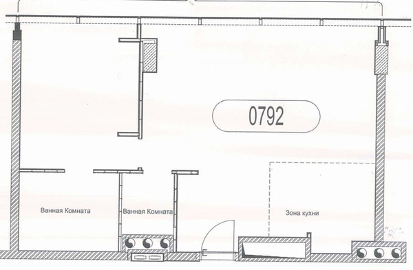 Продам двухкомнатную (2-комн.) квартиру, 1-й Красногвардейский проезд, 22, Москва г