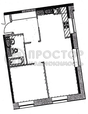 Продам двухкомнатную (2-комн.) квартиру, Карамышевская наб, 34, Москва г