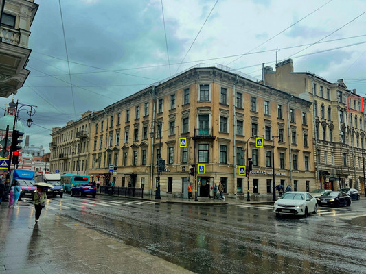 Продам 2-комн. в 8-комн. квартире, Гагаринская ул, 25, Санкт-Петербург г
