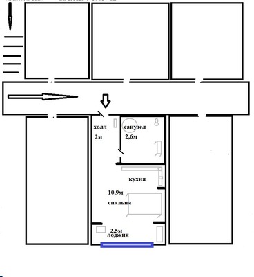Продам однокомнатную (1-комн.) квартиру, Танкистов пер, 18, Феодосия г