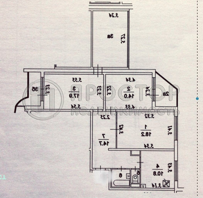 Продам трехкомнатную (3-комн.) квартиру, Студёный проезд, 14, Москва г