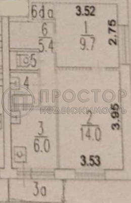 Продам двухкомнатную (2-комн.) квартиру, Очаковское ш, 15к1, Москва г