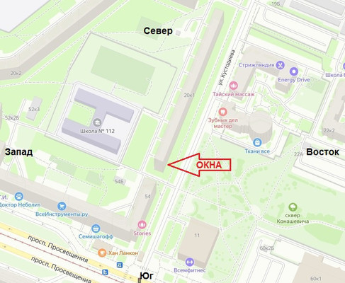 Продам трехкомнатную (3-комн.) квартиру, Кустодиева ул, 20к1, Санкт-Петербург г