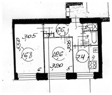 Продам двухкомнатную (2-комн.) квартиру, Маршала Блюхера пр-кт, 14а, Санкт-Петербург г