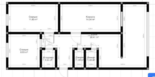 Продам трехкомнатную (3-комн.) квартиру, Мусукаева ул, 23, Нальчик г