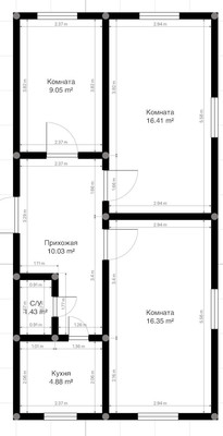 Продам трехкомнатную (3-комн.) квартиру, Коллонтай ул, 8, Нальчик г