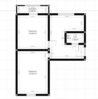 Продам двухкомнатную (2-комн.) квартиру, Байсултанова ул, 18, Нальчик г
