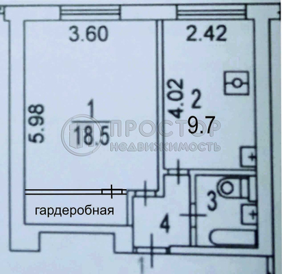 Продам однокомнатную (1-комн.) квартиру, Бехтерева ул, 37к1, Москва г