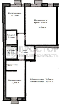 Продам трехкомнатную (3-комн.) квартиру, Люблинская ул, 78к2, Москва г