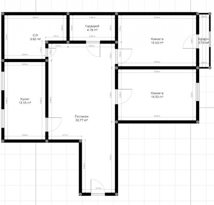 Продам двухкомнатную (2-комн.) квартиру, Чернышевского ул, 19кг, Нальчик г
