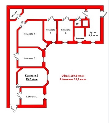 Продам комнату в 6-комн. квартире, 5-я Красноармейская ул, 3клит А, Санкт-Петербург г