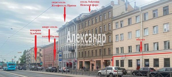 Продам коммерческое помещение 168 м2, Лиговский пр-кт, 247, Санкт-Петербург г