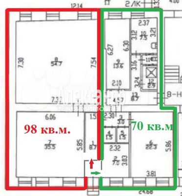 Продам коммерческое помещение 168 м2, Лиговский пр-кт, 247, Санкт-Петербург г