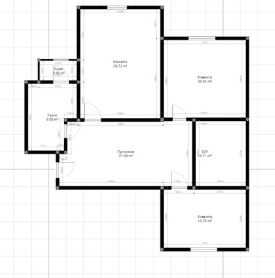 Продам трехкомнатную (3-комн.) квартиру, Шогенова ул, 16, Нальчик г