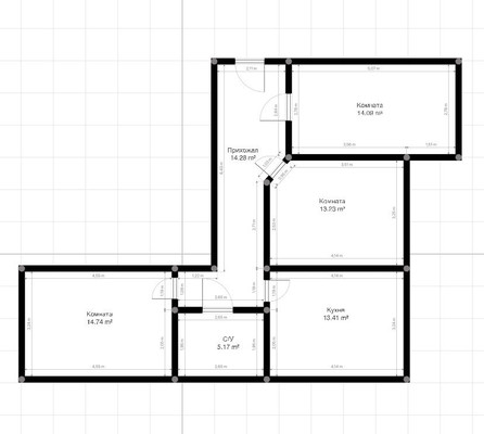 Продам трехкомнатную (3-комн.) квартиру, Московская ул, 14, Нальчик г