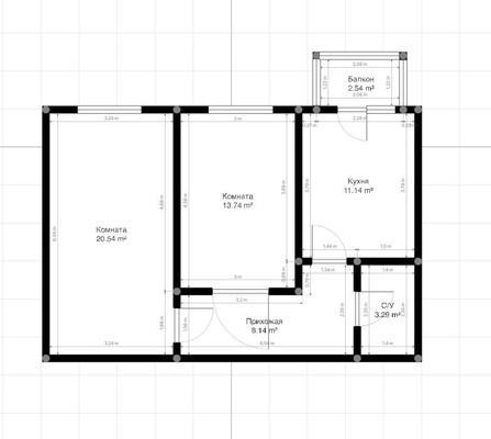 Продам двухкомнатную (2-комн.) квартиру, Школьная ул, 1, Шалушка с