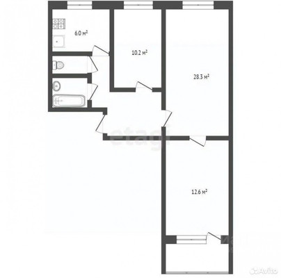 Продам трехкомнатную (3-комн.) квартиру, Красного Маяка ул, 13к2, Москва г