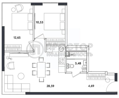 Продам трехкомнатную (3-комн.) квартиру, Окружной проезд, 10Б, Москва г