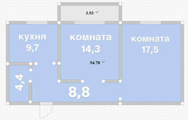 Продам двухкомнатную (2-комн.) квартиру, Линейная ул, 23, Краснодар г
