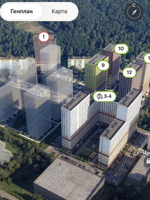Продам однокомнатную (1-комн.) квартиру, Белая Дача мкр, 10к10, Котельники г