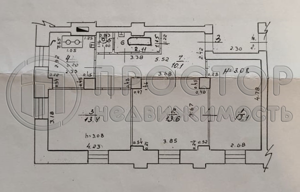 Продам трехкомнатную (3-комн.) квартиру, Мира ул, 13, Чехов г